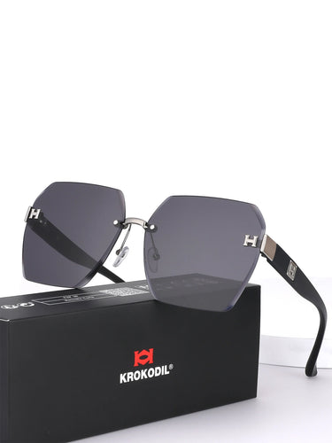Luxury Retro Square Big Frame Glass